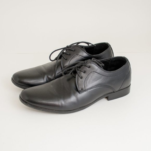 Perry Ellis Portfolio Jess Black Lace Up Dress Shoes - Picture 1 of 9